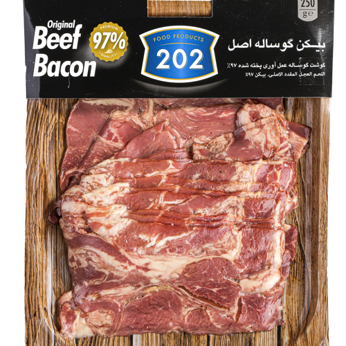 بیکن گوساله اصل 97 درصد