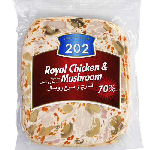 قارچ و مرغ رویال 70 درصد